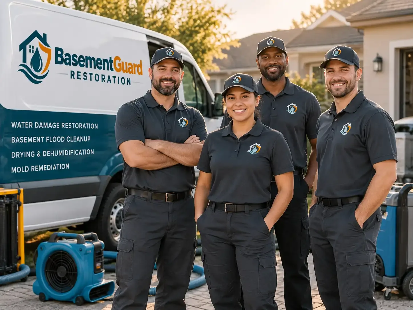 Basement Water Damage Restoration company in Burbank, SD